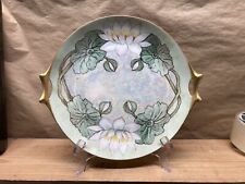 Placa de artista lírios d'água Hschenreuther Selb Baviera cabo duplo comprar usado  Enviando para Brazil