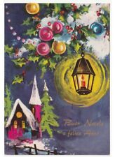 Cartolina augurale vintage usato  Fiumicello Villa Vicentina