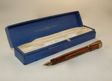 ANTIGA CANETA-TINTEIRO WATERMAN IDEAL 42 1/2 SAFETY - WOODGRAIN H. BORRACHA - C1920 comprar usado  Enviando para Brazil