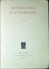 Letteratura letterature 2007 usato  Italia