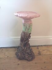 Majolica plant stand for sale  CHESTERFIELD