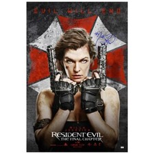 Pôster original autografado 27x40 Milla Jovovich 'Resident Evil' filme certificado de autenticidade e FSD comprar usado  Enviando para Brazil