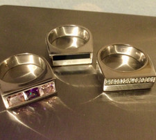 Lot bagues argent d'occasion  Vernon