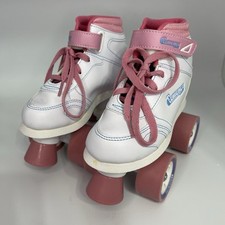 Patins infantis juvenis Chicago tamanho J13 branco rosa para meninas, usado comprar usado  Enviando para Brazil