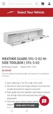 Weather guard 391 for sale  South Haven