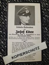 Sterbebild gefreiter truppfüh gebraucht kaufen  Altötting