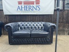 Vintage blue leather for sale  BOSTON