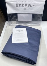 Capa de edredom SFERRA Casida completa/rainha branca/azul delft borda acetinada 88x92” US$ 509 comprar usado  Enviando para Brazil