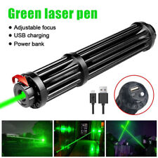 Pluma puntero láser verde USB de alta potencia 532 nm haz visible ajustable punto luz segunda mano  Embacar hacia Argentina