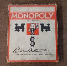 Vintage 1935 monopoly for sale  Dousman