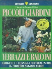 Piccoli giardini terrazzi usato  Italia