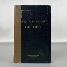 Aviators flight log for sale  San Juan Capistrano