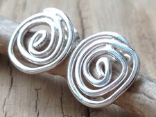 Sterling silver spiral for sale  HULL
