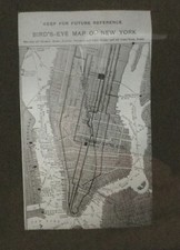 Usado, Antiga corrediça de lanterna mágica. BIRD'S EYE VIEW OF NEW YORK comprar usado  Enviando para Brazil