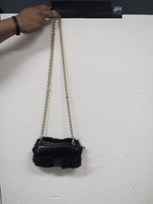 Ferragamo Bolsa de Ombro de Pele de Coelho Clutch 2 Vias Designer Bolsa de Noite Luxo Nova Sem etiquetas comprar usado  Enviando para Brazil