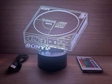 Lampara Led RGB Logo Sony Walkman Discman CD D DZ D-50 Sports man cave comprar usado  Enviando para Brazil