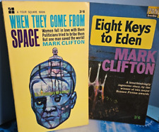 Mark Clifton. Eight Keys To Eden, When They Come From Space. Vintage Sci-fi  na sprzedaż  Wysyłka do Poland