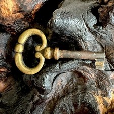 Armário chave vintage gaveta latão arco haste de aço cano aberto comprar usado  Enviando para Brazil