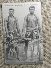 c1910 Nouvelle Caledonia  Natives In Festive Attire Postcard French na sprzedaż  Wysyłka do Poland