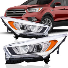 Faróis Ford Escape 2017 2018 2019 com par LED DRL LH+RH passageiro motorista comprar usado  Enviando para Brazil