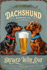 Dachshund brewing metal for sale  DUNSTABLE