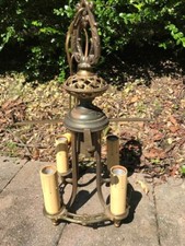Antique brass lightolier for sale  Pikesville