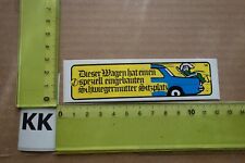 Alter aufkleber auto gebraucht kaufen  Kupferberg