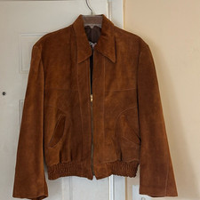 s taupe jacket suede men for sale  Columbia