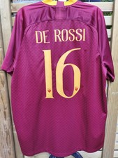 AS Roma Home 2018/19 Koszulka piłkarska Rozmiar XL De Rossi #16 Nike na sprzedaż  Wysyłka do Poland
