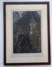 Remo branca xilografia usato  Selargius