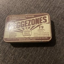 Vintage meggezones tin for sale  BRIGHTON
