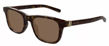 Óculos de sol Gucci GG1671S 006 Havana/marrom quadrado macio masculino comprar usado  Enviando para Brazil