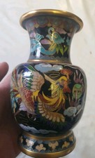 Cloisonne vase decorated for sale  BOLTON