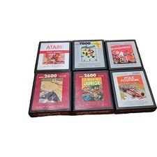 Pacote com 6 jogos para Atari Games, usado comprar usado  Enviando para Brazil
