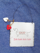 Blechschild hab dich gebraucht kaufen  Würzburg