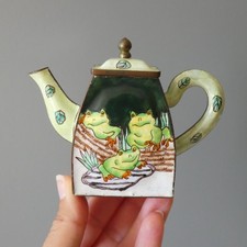 Vintage enamel miniature for sale  WESTBURY