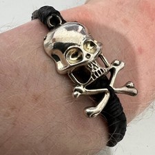 Skull crossbones black for sale  PRESTON