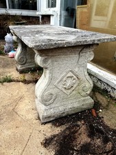Old stone bench for sale  HYTHE