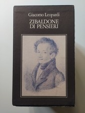 Zibaldone pensieri giacomo usato  Italia