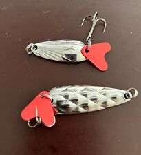 Isca de colher de pesca de metal artificial isca giratória isca dura prata 2 peças Fishin comprar usado  Enviando para Brazil