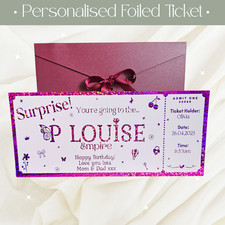 Personalised foiled louise for sale  RUGELEY