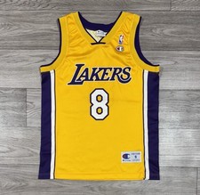 Camiseta Vintage NBA Los Angeles Lakers Nº 8 Kobe Bryant Champion Tamanho P comprar usado  Enviando para Brazil