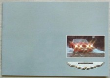 Usado, Folheto de vendas de carros ASTON MARTIN V8 SALOON Vantage VOLANTE 1980 comprar usado  Enviando para Brazil