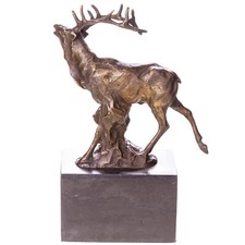 Figur bronzefigur hirsch gebraucht kaufen  Postmünster