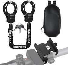 Bloqueios de bicicleta scooter alta segurança com chave, estojo, suporte para telefone 36,22” resistente comprar usado  Enviando para Brazil