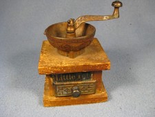 Moedor de café antigo Little Tot miniatura amostra vendedor madeira e ferro fundido, usado comprar usado  Enviando para Brazil