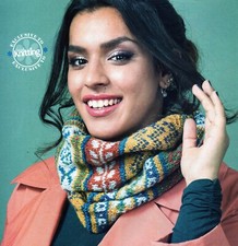 ~ Padrão de tricô removível para lindo capuz Fair Isle ~ comprar usado  Enviando para Brazil