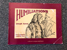 Livre humiliations joseph d'occasion  Lagord