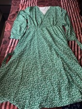 Green floral maxi for sale  WEDNESBURY