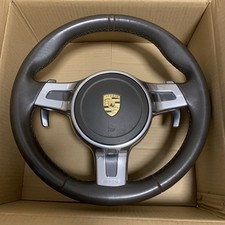 Volante Porsche design esportivo cinza ágata original do fabricante comprar usado  Enviando para Brazil
